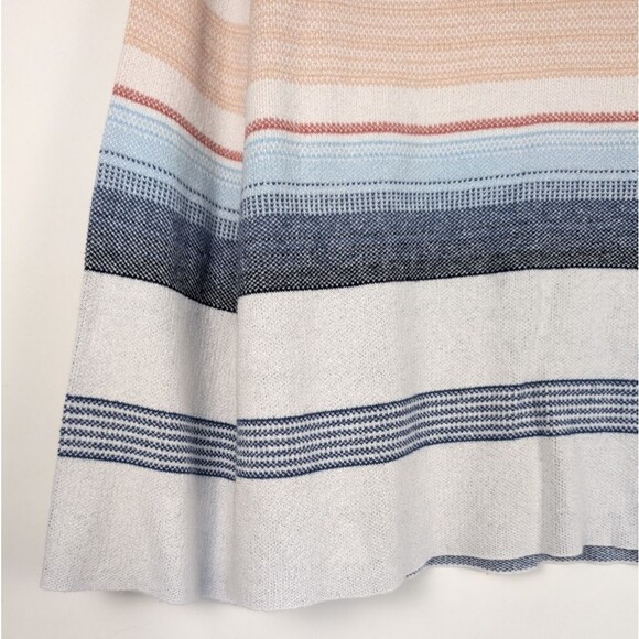 JohnPaulRichard Women's L Striped Cotton Sweater Multicolor Lightweight - Picture 2 of 9
